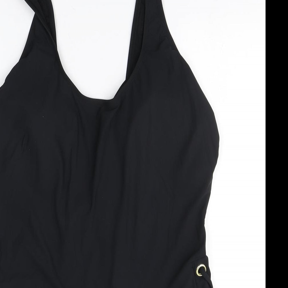Preworn Womens Black   Leotard One-Piece