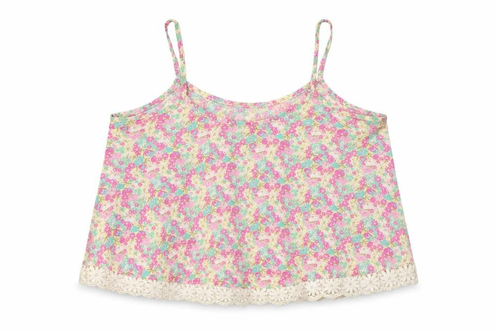 New Look Womens Multicoloured Floral Viscose Camisole Tank Size 14 Scoop Neck