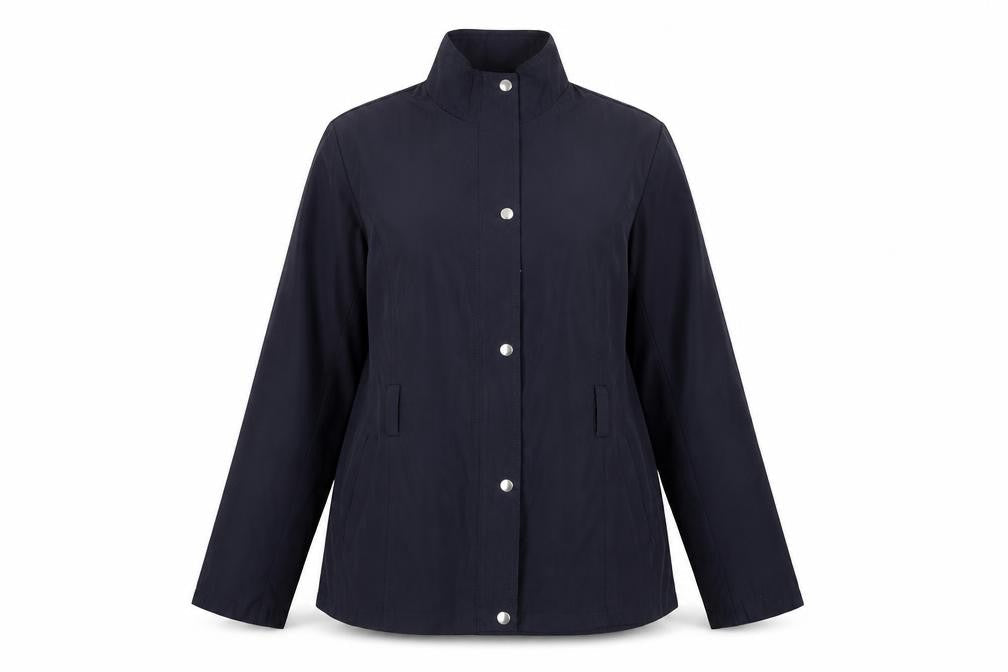 Mistwan Womens Blue   Windbreaker Jacket Size XL
