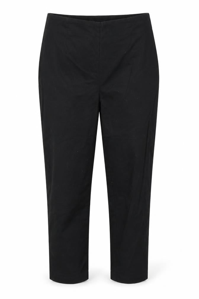 Marks & Spencer Womens Black  Cotton Dress Pants Trousers Size 10 L20 in Regular