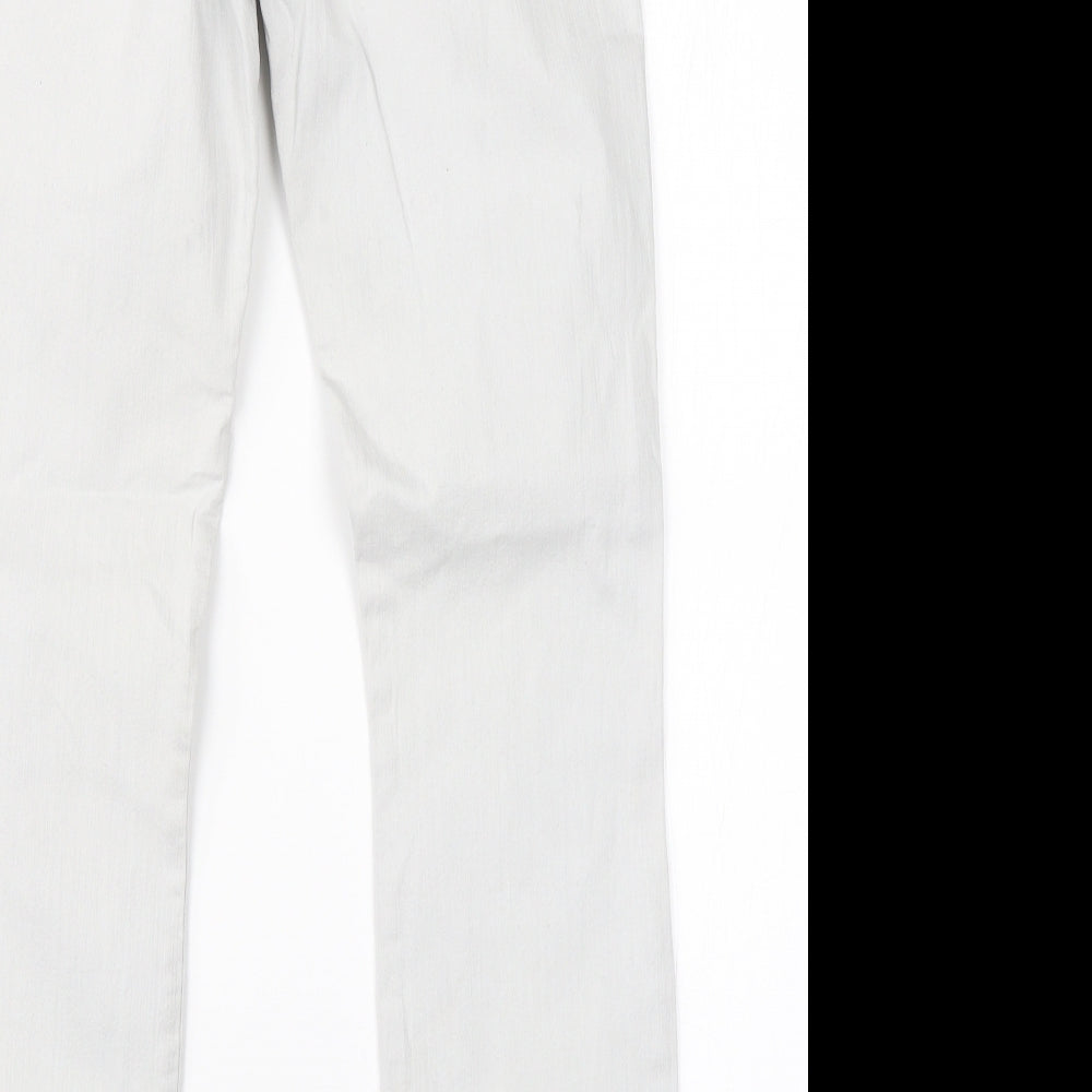 Free to Move Womens Grey  Cotton Straight Jeans Size 26 in L26 in Regular
