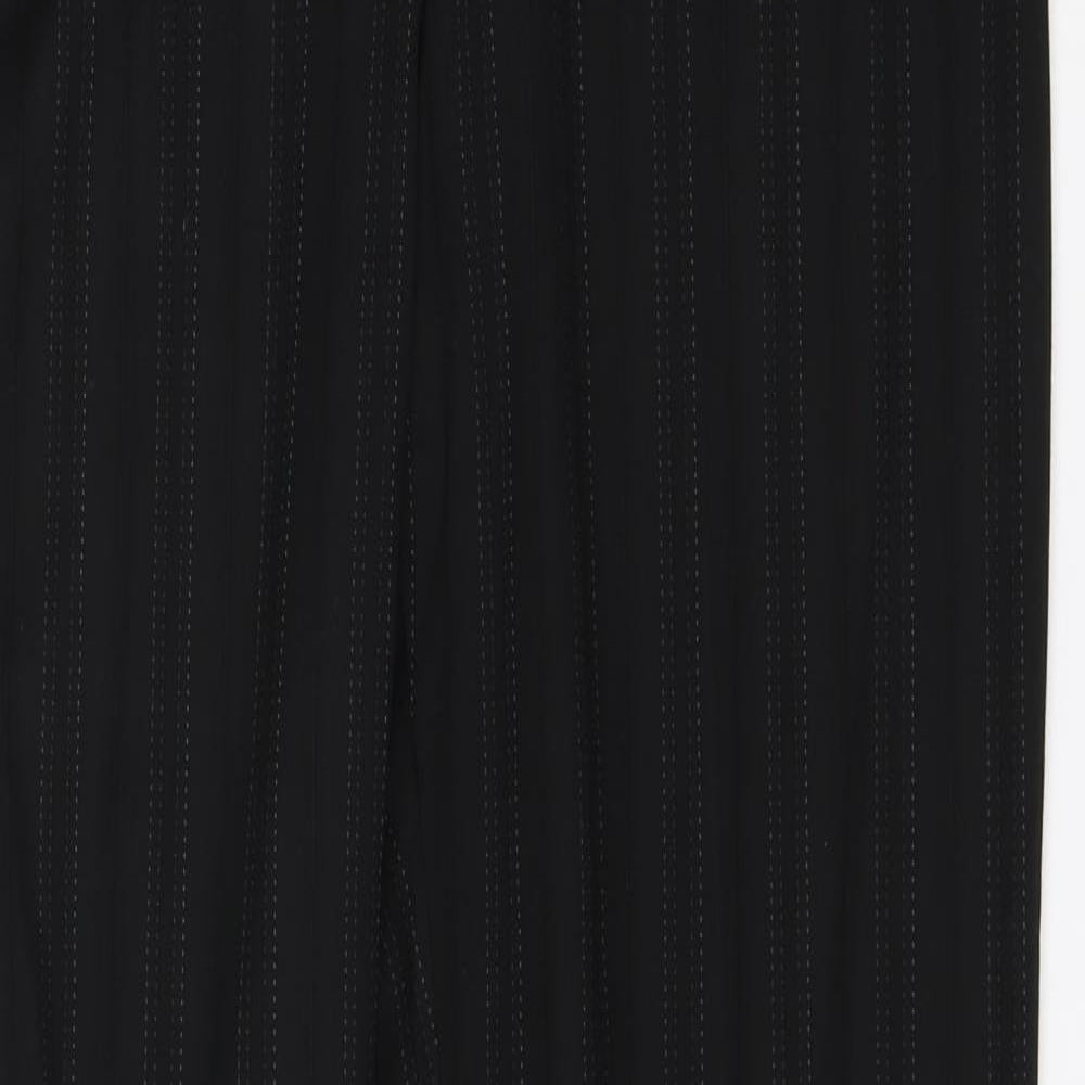 NEXT Womens Black  Viscose Dress Pants Trousers Size 12 L29 in Regular