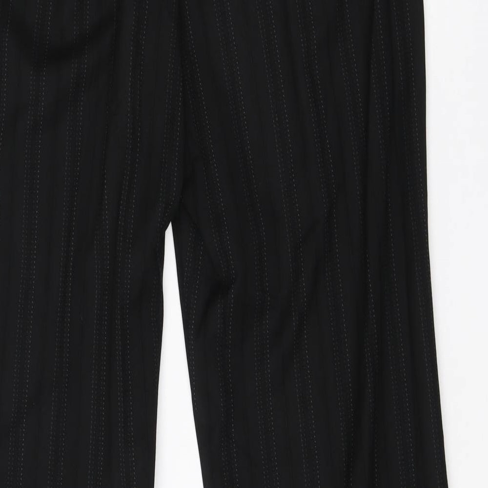 NEXT Womens Black  Viscose Dress Pants Trousers Size 12 L29 in Regular