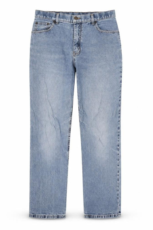 Preworn Womens Blue  Cotton Cropped Jeans Size 28 in L24 in Regular