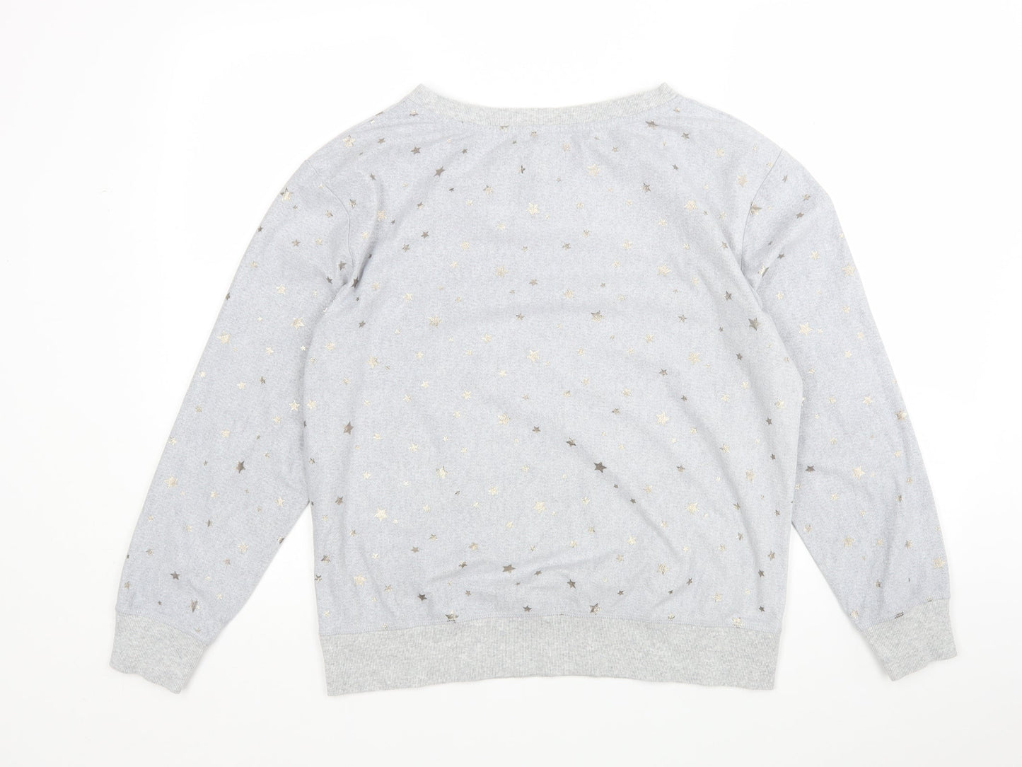 NEXT Womens Grey Polka Dot Polyester Top Pyjama Top Size M