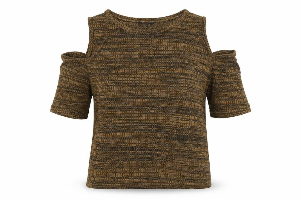 New Look Womens Brown Round Neck  Polyester Pullover Jumper Size 10