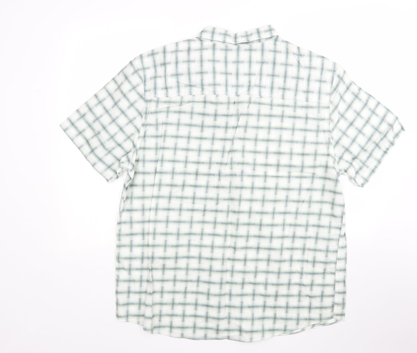Sandstone Mens Multicoloured Check Cotton  Button-Up Size XL Collared