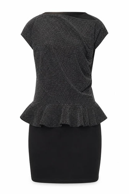 Nikka Womens Multicoloured  Polyester Mini  Size S  Round Neck