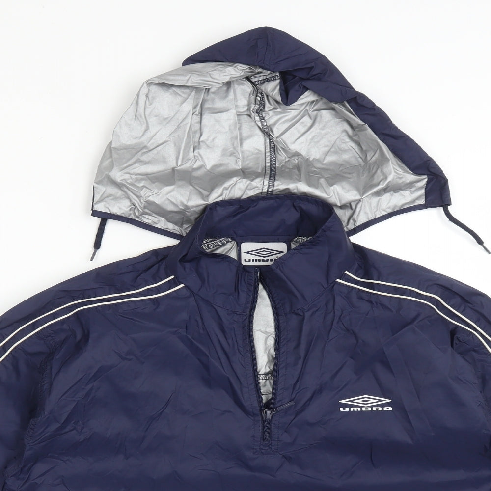 Umbro Boys Blue   Overcoat Coat Size L