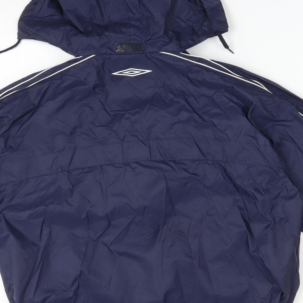 Umbro Boys Blue   Overcoat Coat Size L