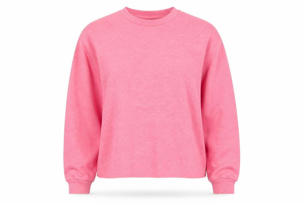 Studio Womens Pink  Polyester Pullover Sweatshirt Size 14