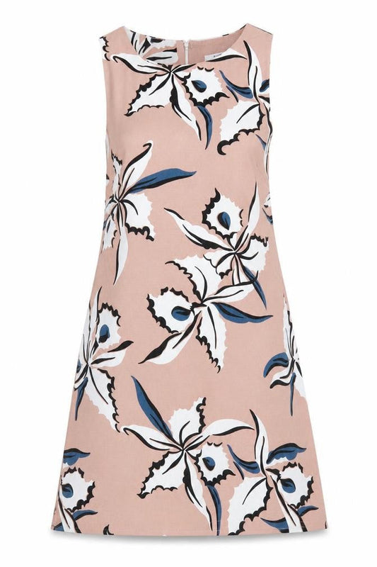 Glamorous Womens Multicoloured Floral Polyester A-Line  Size XS  Round Neck