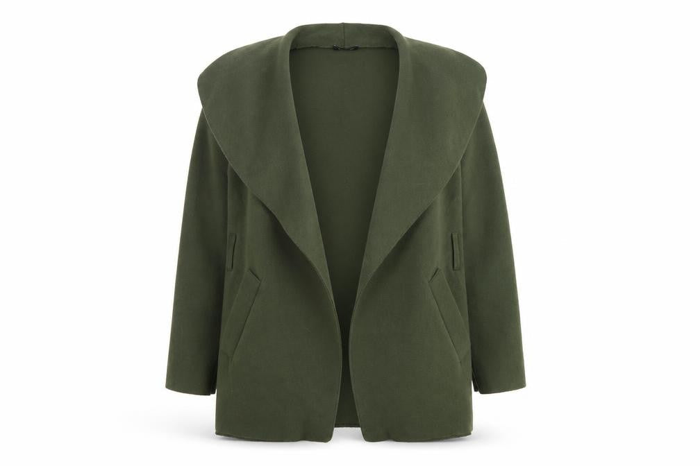 Preworn Womens Green   Jacket Coat Size S
