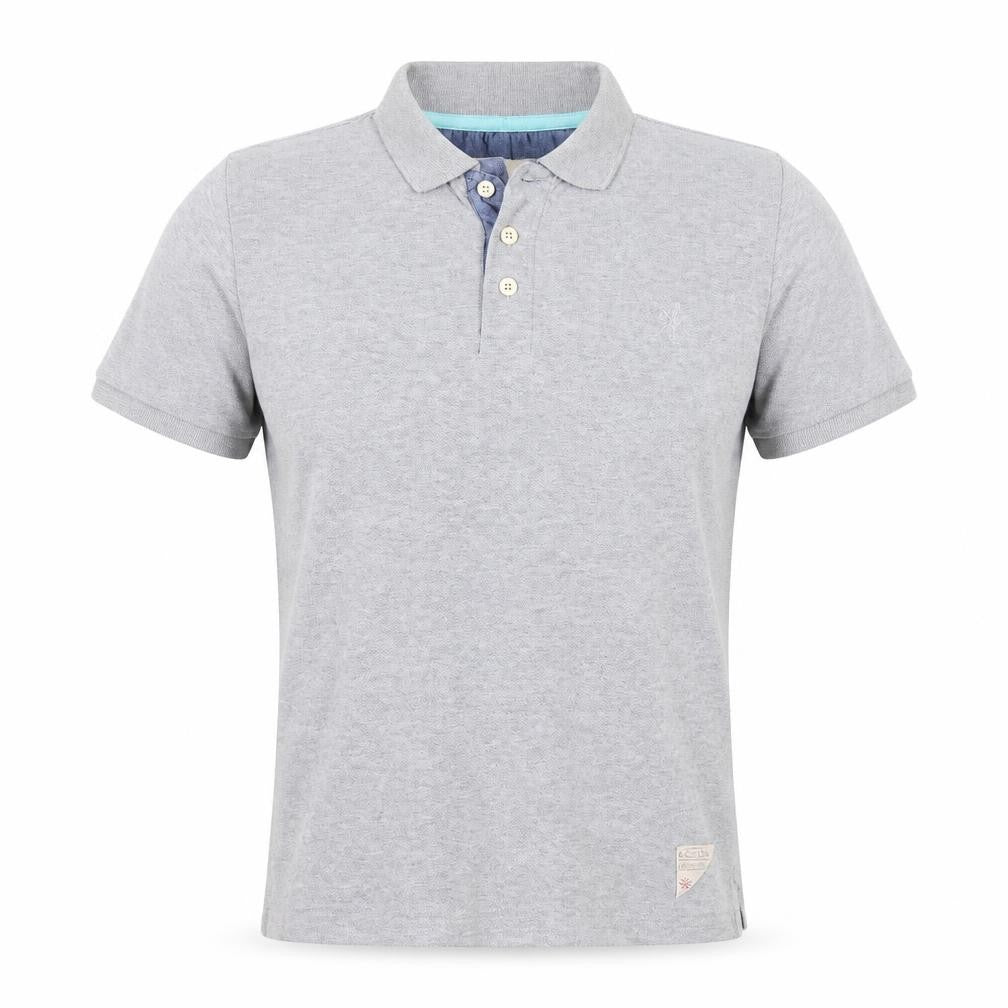 B.C.LDN Mens Grey  Cotton  Polo Size S Collared