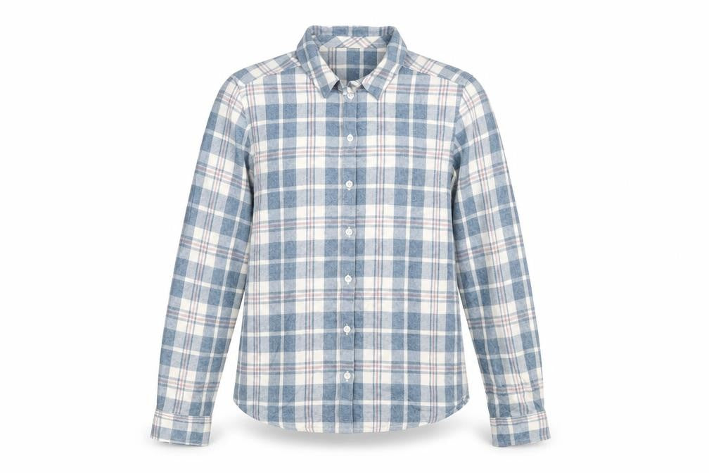 Dorothy Perkins Womens Blue  Cotton Basic Button-Up Size 12 Collared