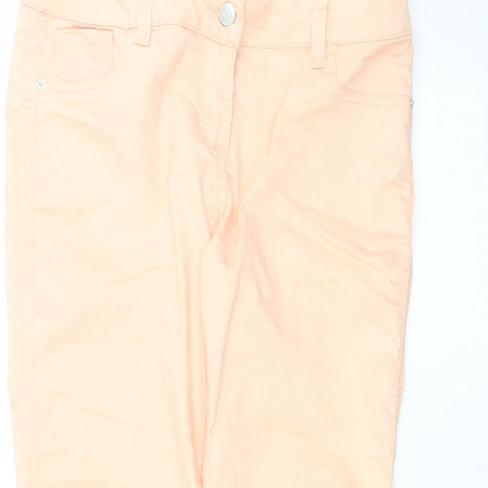 yes yes Womens Pink  Cotton Skinny Jeans Size 14 L24 in Regular
