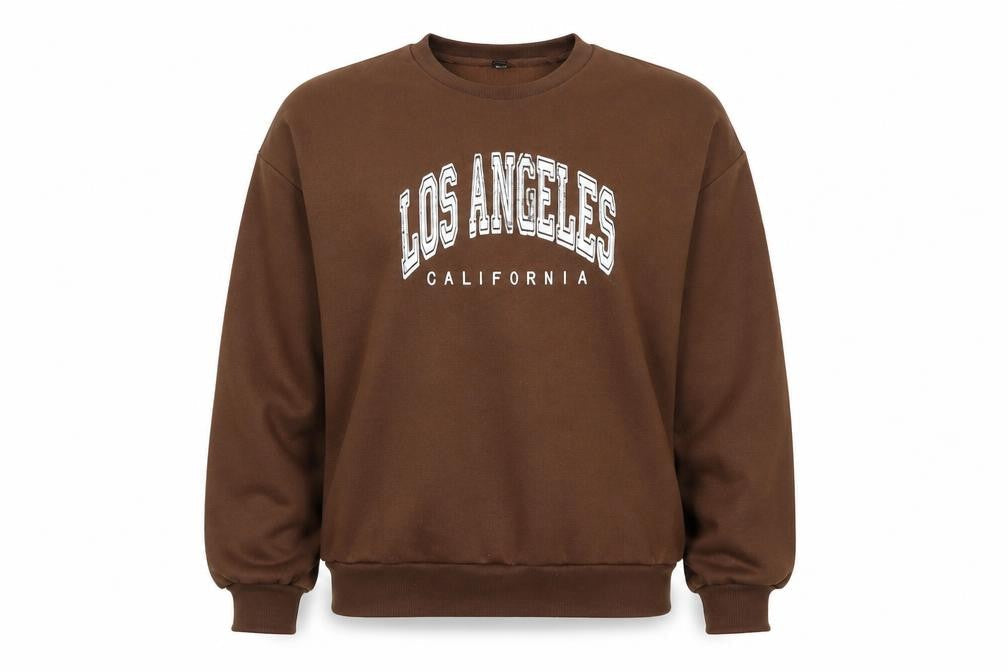 SheIn Womens Brown Round Neck  Polyester Pullover Jumper Size M   - Los Angeles