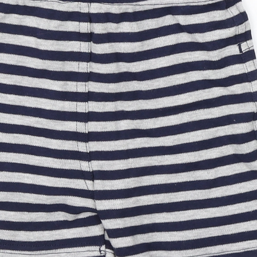 Disney Baby Blue Striped Cotton Sweatpants Trousers Size 12-18 Months   - Mickey Mouse