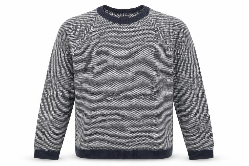 Topman Mens Blue Round Neck  Acrylic Pullover Jumper Size M