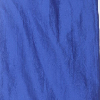 Topshop Womens Blue  Polyester A-Line Skirt Size 10