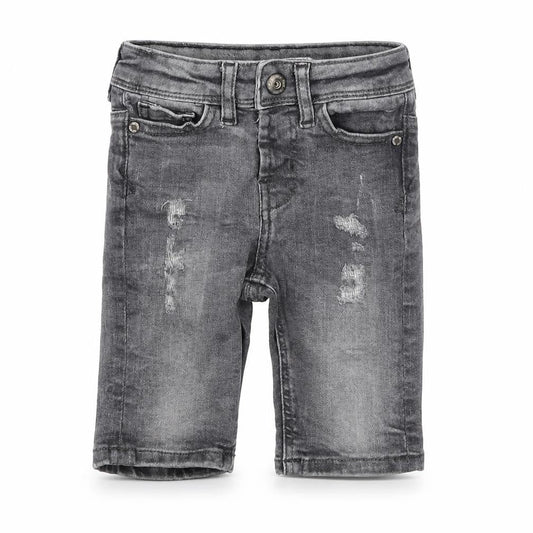 Denim Co Boys Grey  Cotton Cropped Jeans Size 18-24 Months