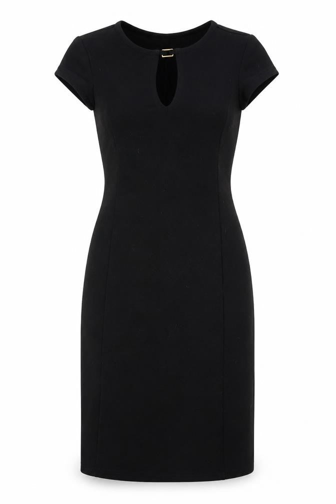 Oakridge Womens Black  Polyester A-Line  Size 8  Round Neck