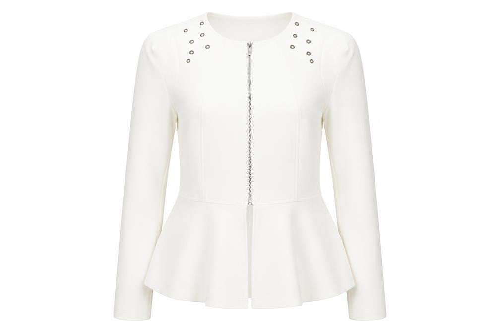 Love Label Womens White   Jacket Blazer Size 10