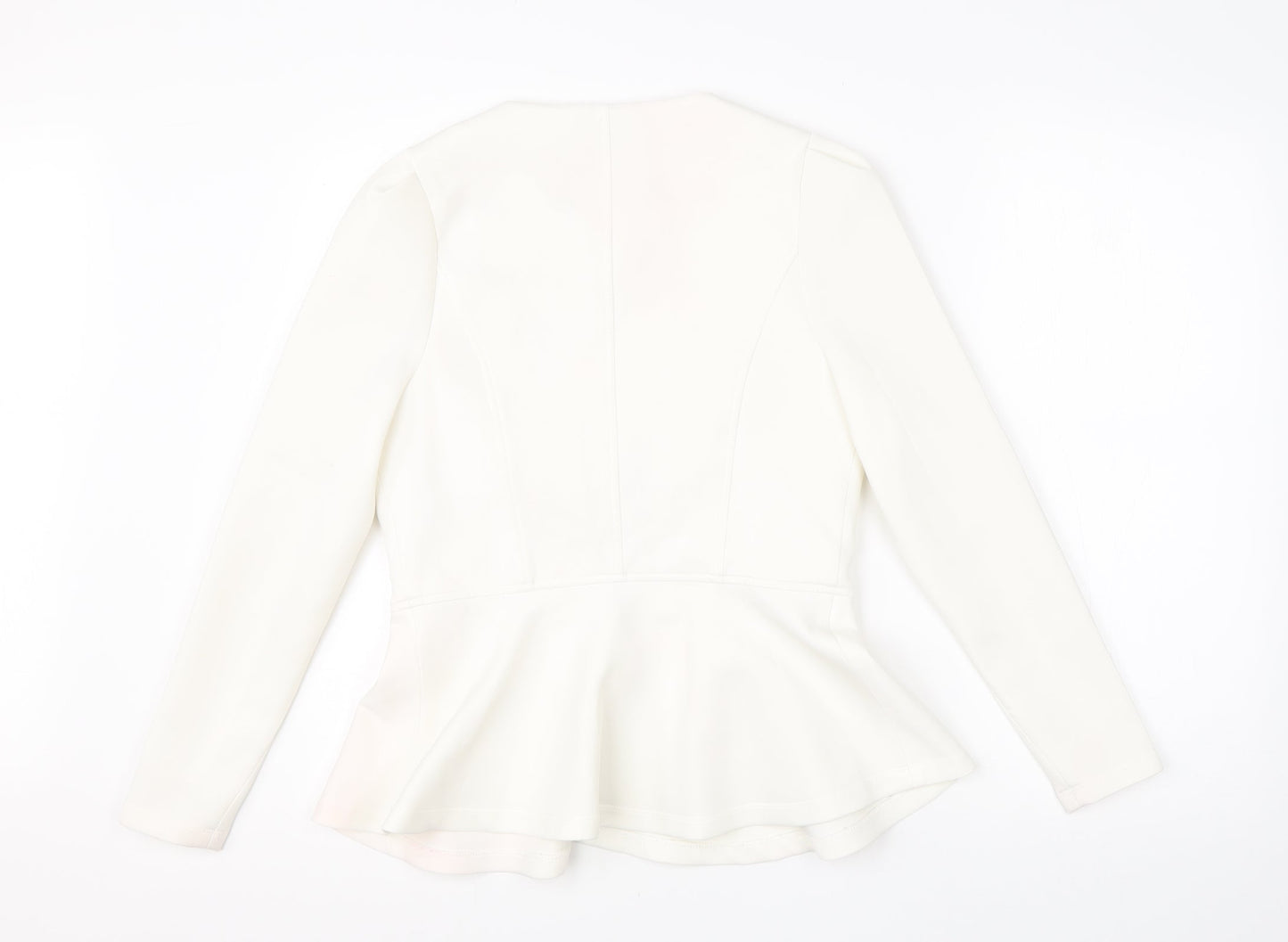 Love Label Womens White   Jacket Blazer Size 10