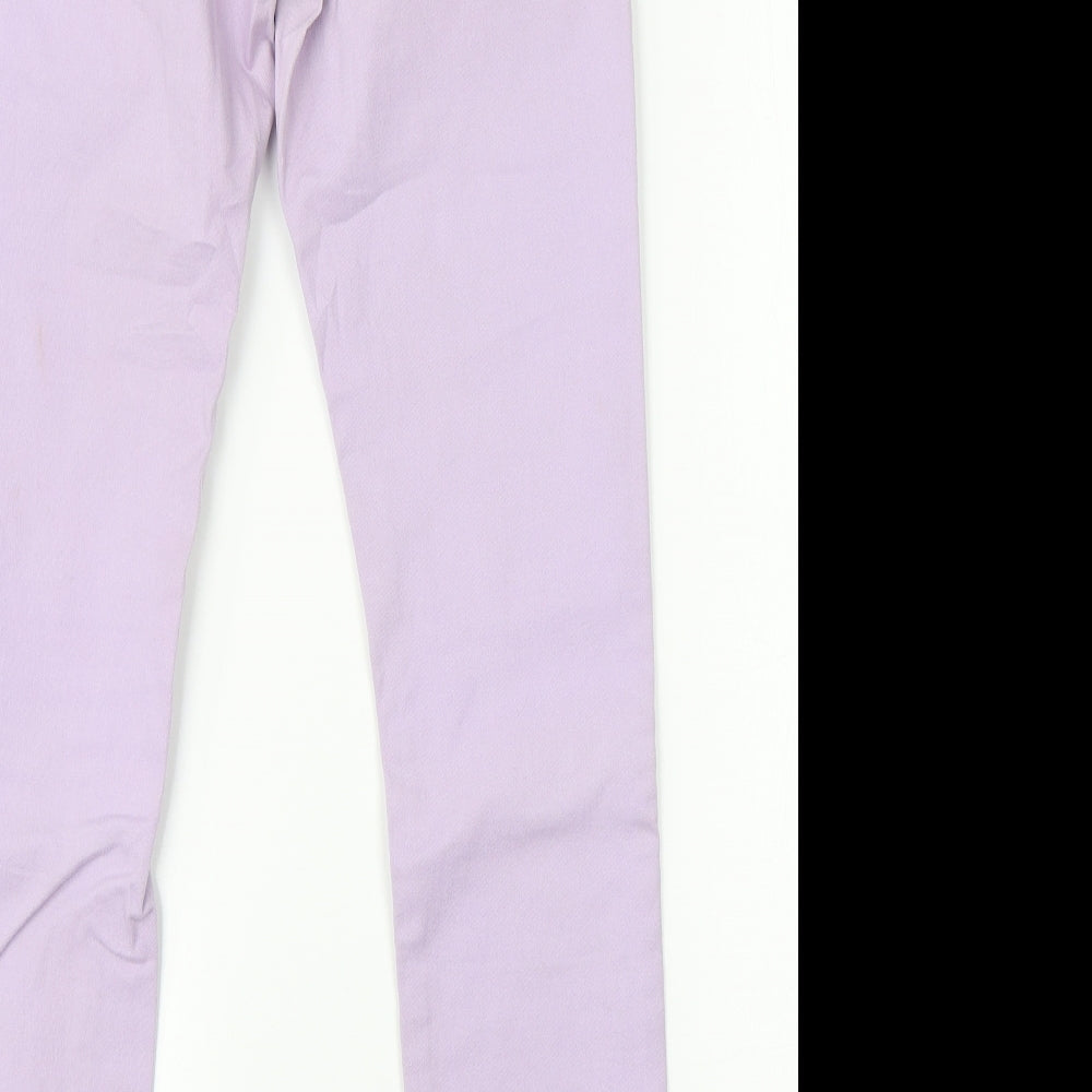 Denim Co Womens Purple  Cotton Skinny Jeans Size 12 L30 in Regular