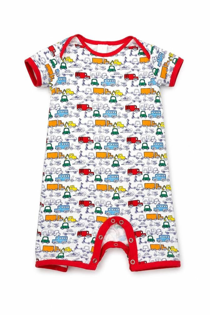 Mini Club Boys White  Cotton Babygrow One-Piece Size 9-12 Months