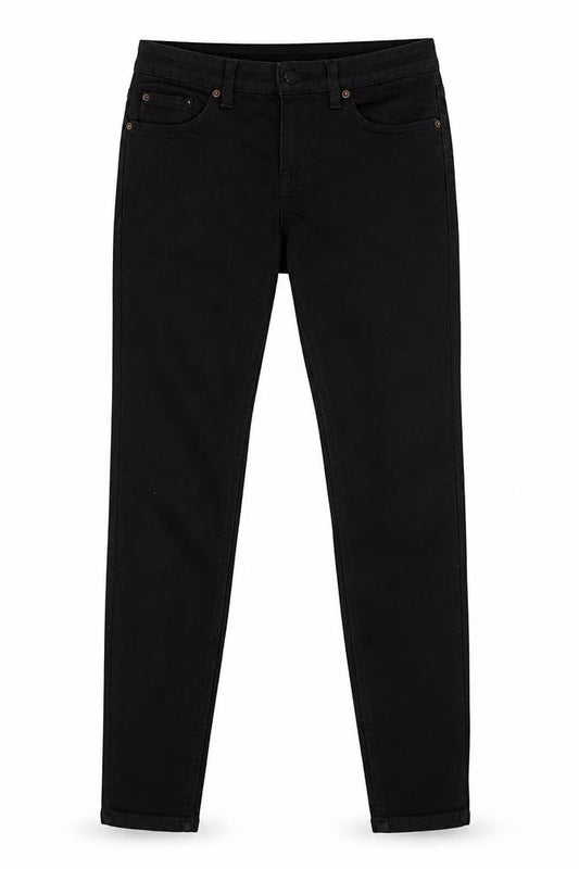 New Look Womens Black  Cotton Jegging Jeans Size 4 L24 in Regular