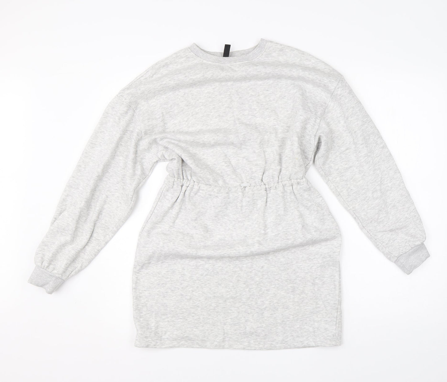Divided Womens Grey  Cotton Jumper Dress  Size XS  Round Neck