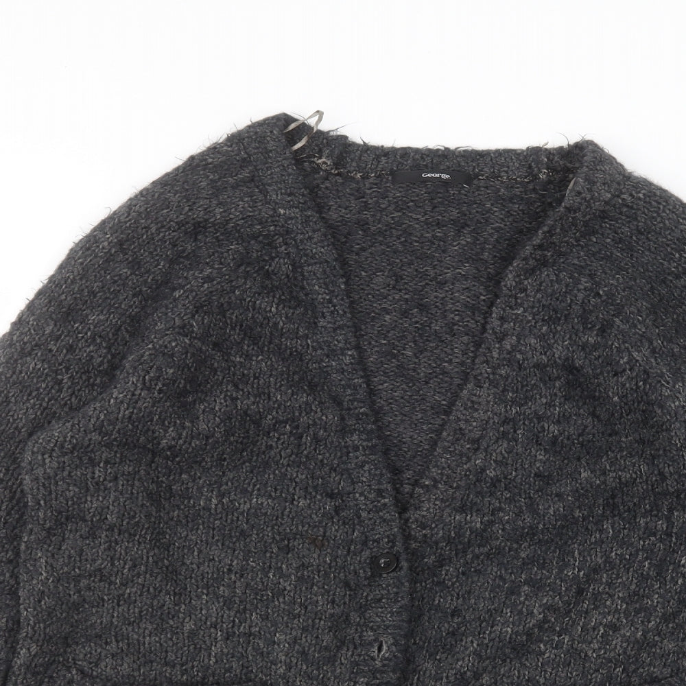 George Womens Black   Jacket Coatigan Size 10