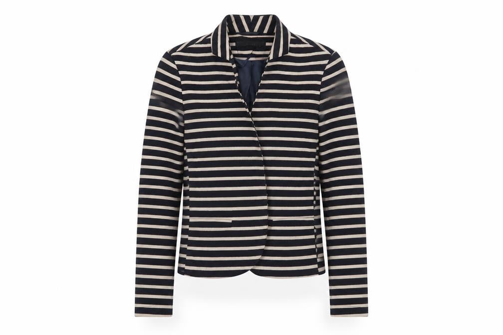 Dorothy Perkins Womens Beige Striped  Jacket  Size 6
