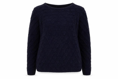 Debenhams Womens Blue Round Neck  Acrylic Pullover Jumper Size 20