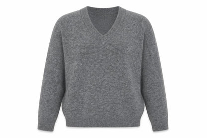 H&M Womens Grey  Acrylic Pullover Sweatshirt Size M