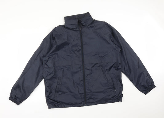 RESULT CORE Mens Blue   Overcoat Coat Size M