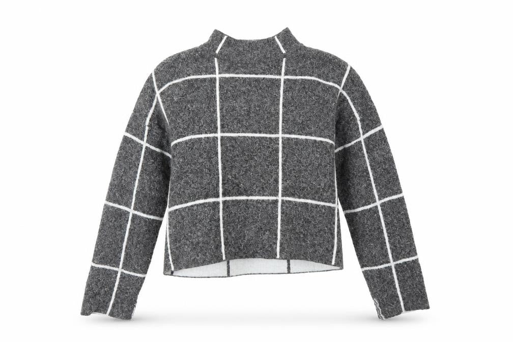 Atmosphere Womens Multicoloured Check Polyester Pullover Sweatshirt Size M