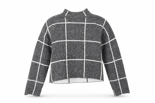 Atmosphere Womens Multicoloured Check Polyester Pullover Sweatshirt Size M