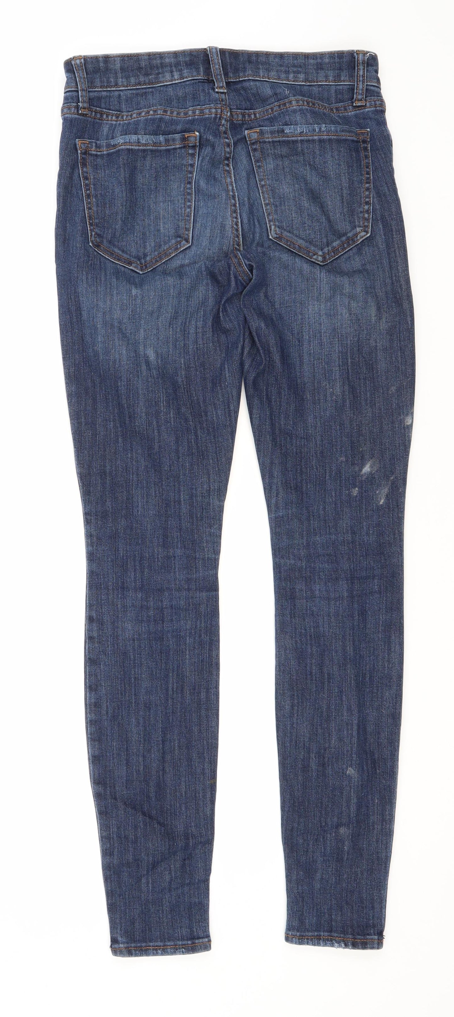 Gap Womens Blue  Cotton Skinny Jeans Size 26 in L30 in Regular