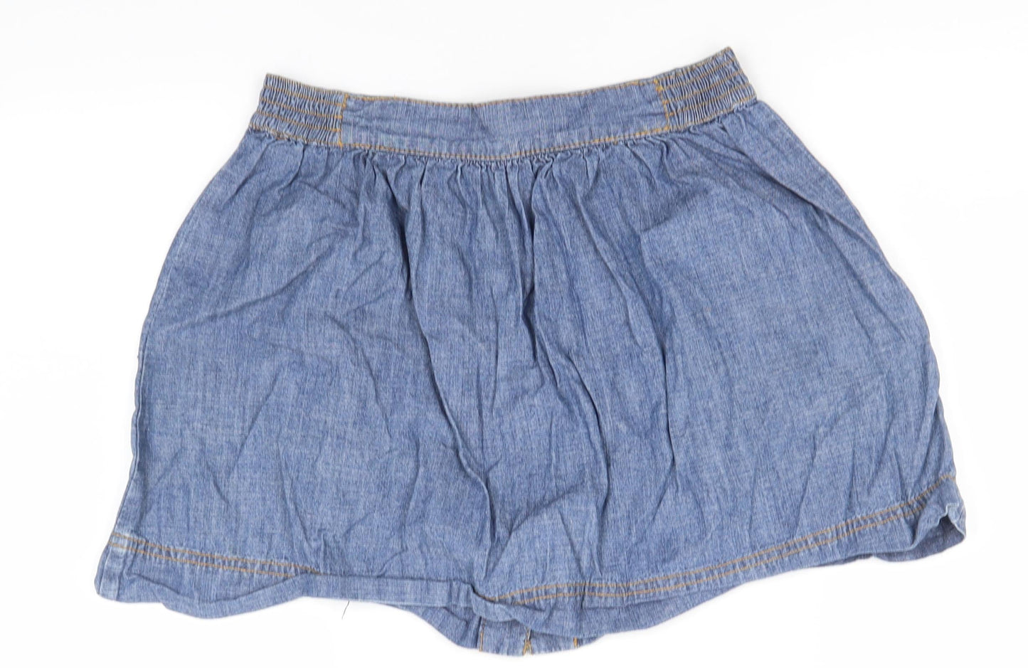 Preworn Womens Blue   A-Line Skirt