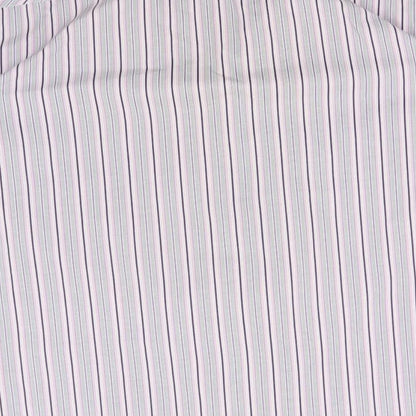 Autograph Mens Blue Striped Cotton  Button-Up Size XL Collared