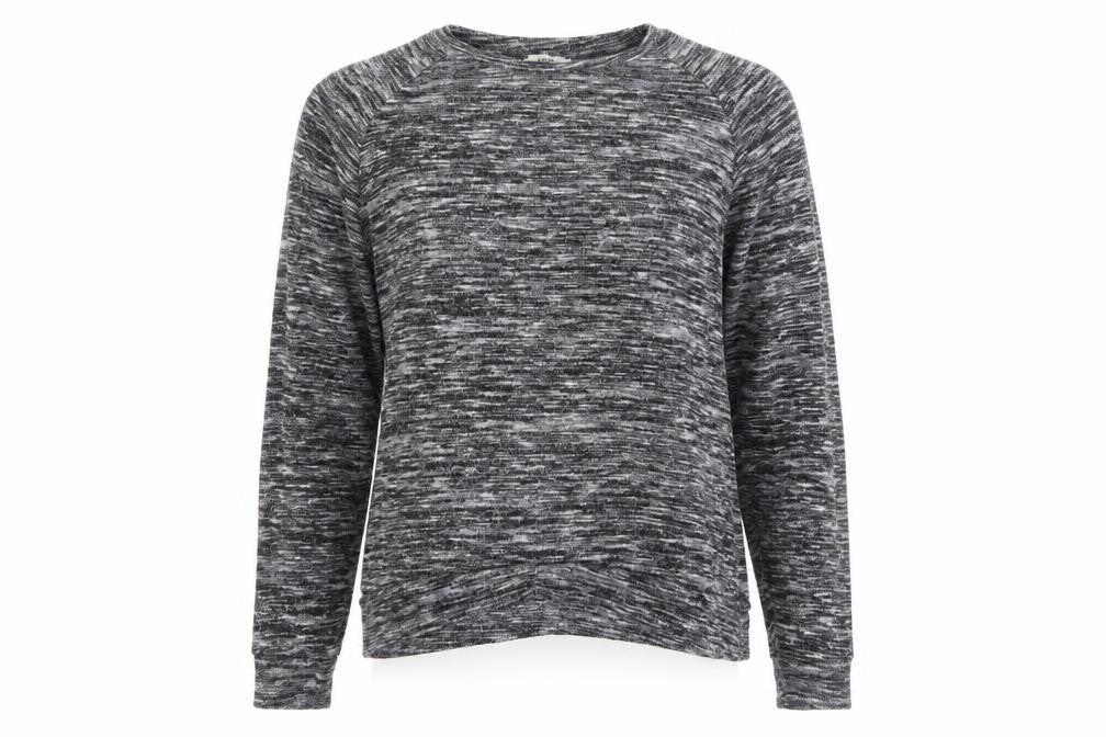 Papaya Womens Grey Round Neck  Polyester Pullover Jumper Size 14