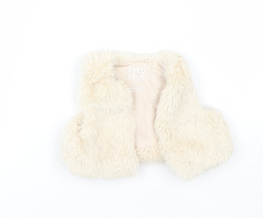 Fred & Flo Baby Beige   Jacket  Size 0-3 Months