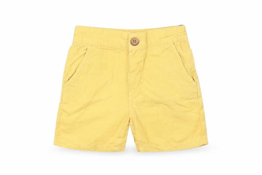 Preworn Baby Yellow  Cotton Cropped Trousers Size 18-24 Months