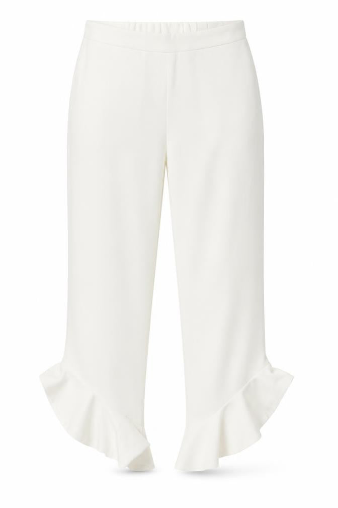 Cherry Koko Womens White  Polyester Bloomer Trousers Size M L20 in Regular