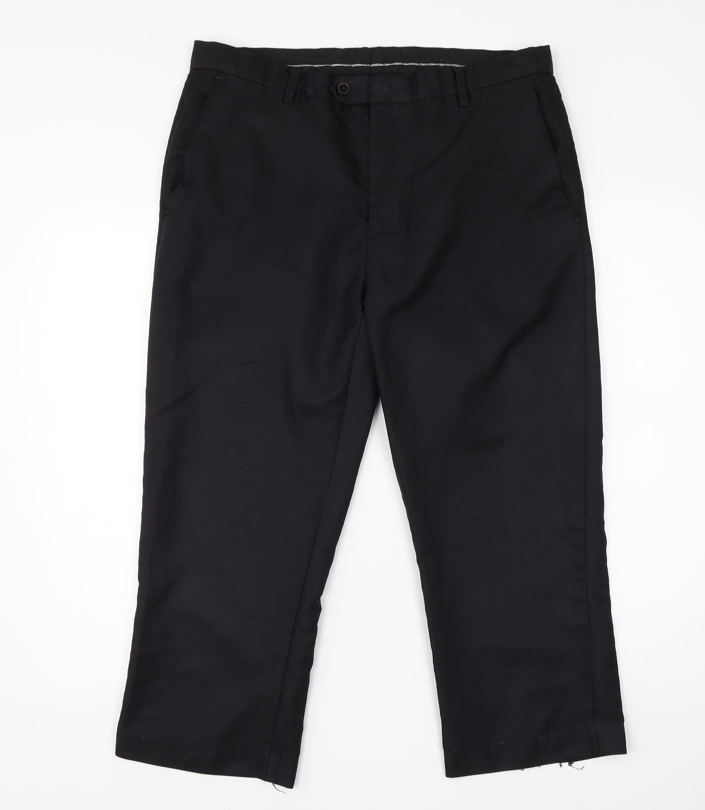 Cedar Wood State Mens Black  Polyester Dress Pants Trousers Size 36 L20 in Regular