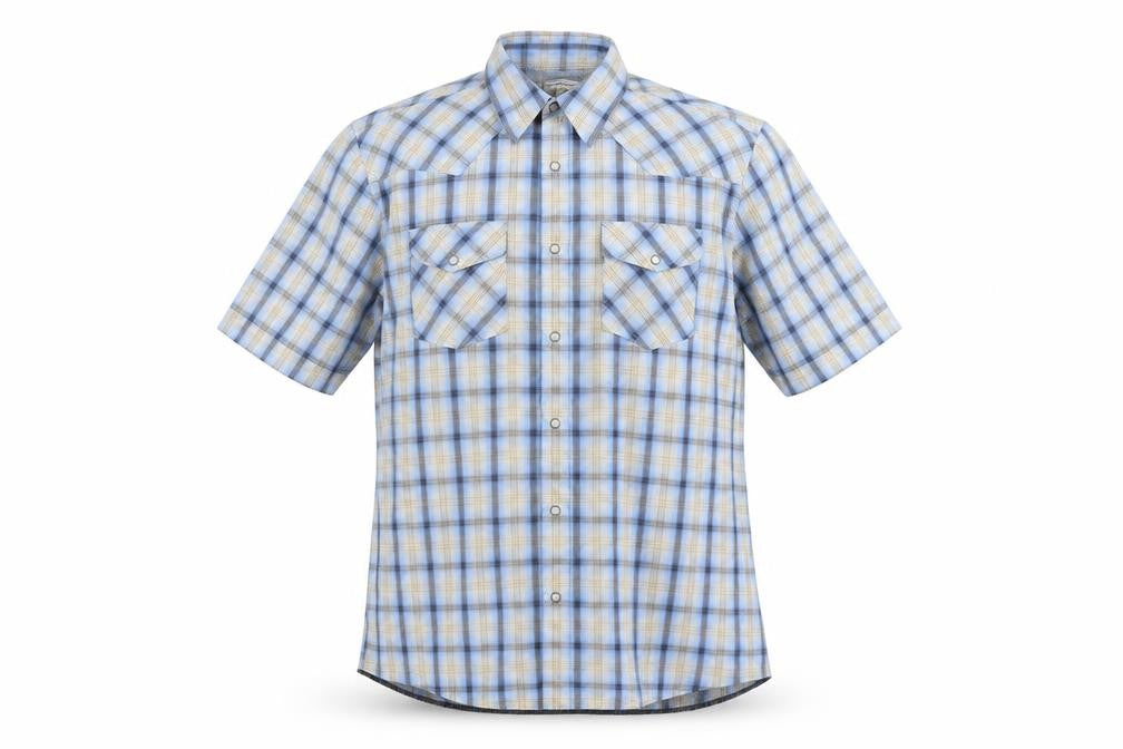 Cherokee Womens Blue  Cotton Basic Button-Up Size L Collared