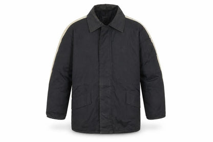 IOMA Mens Black   Overcoat Coat Size M