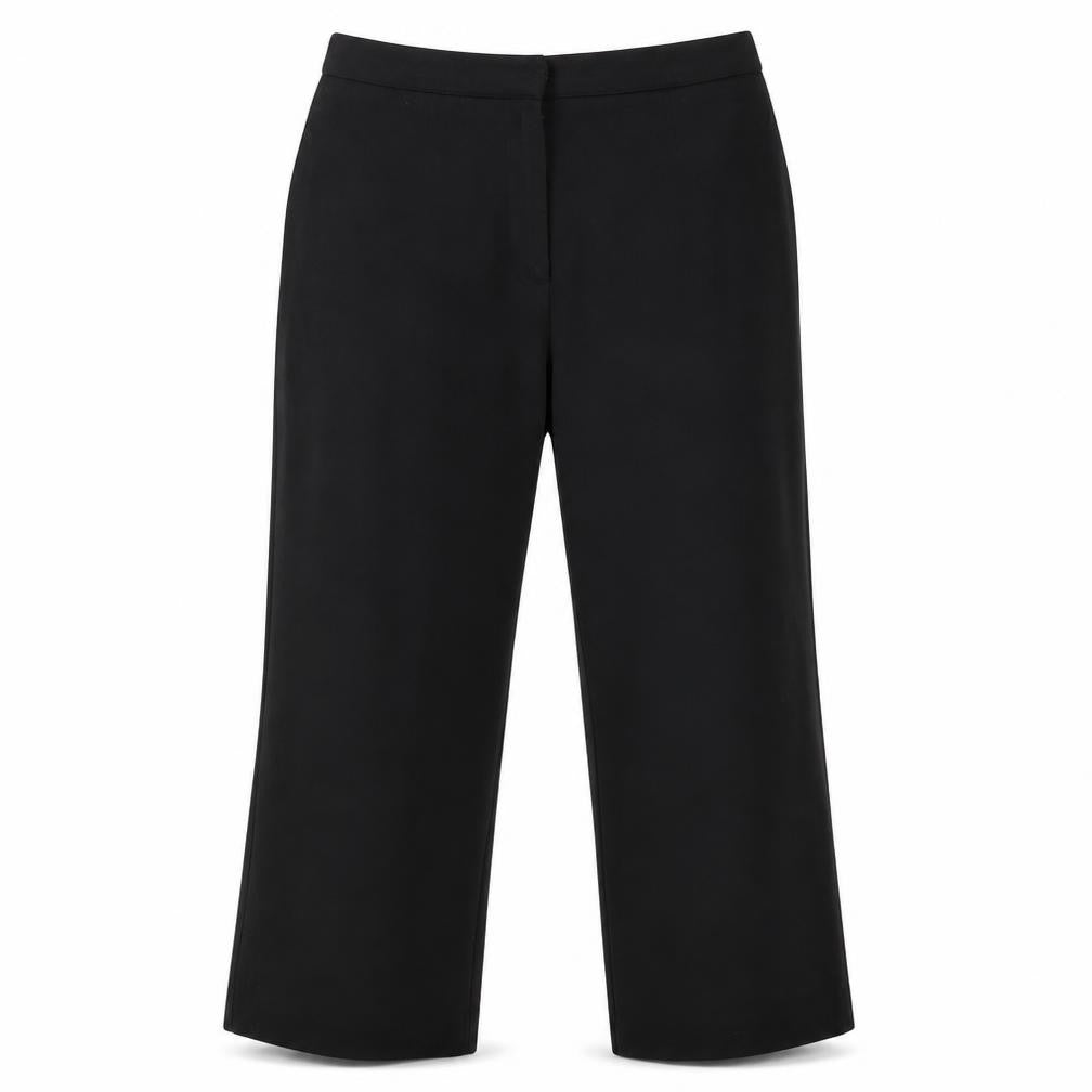 Essentials Womens Black  Polyester Dress Pants Trousers Size 16  Regular